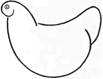 425x327 How To Draw Chickens Hens With Easy Step