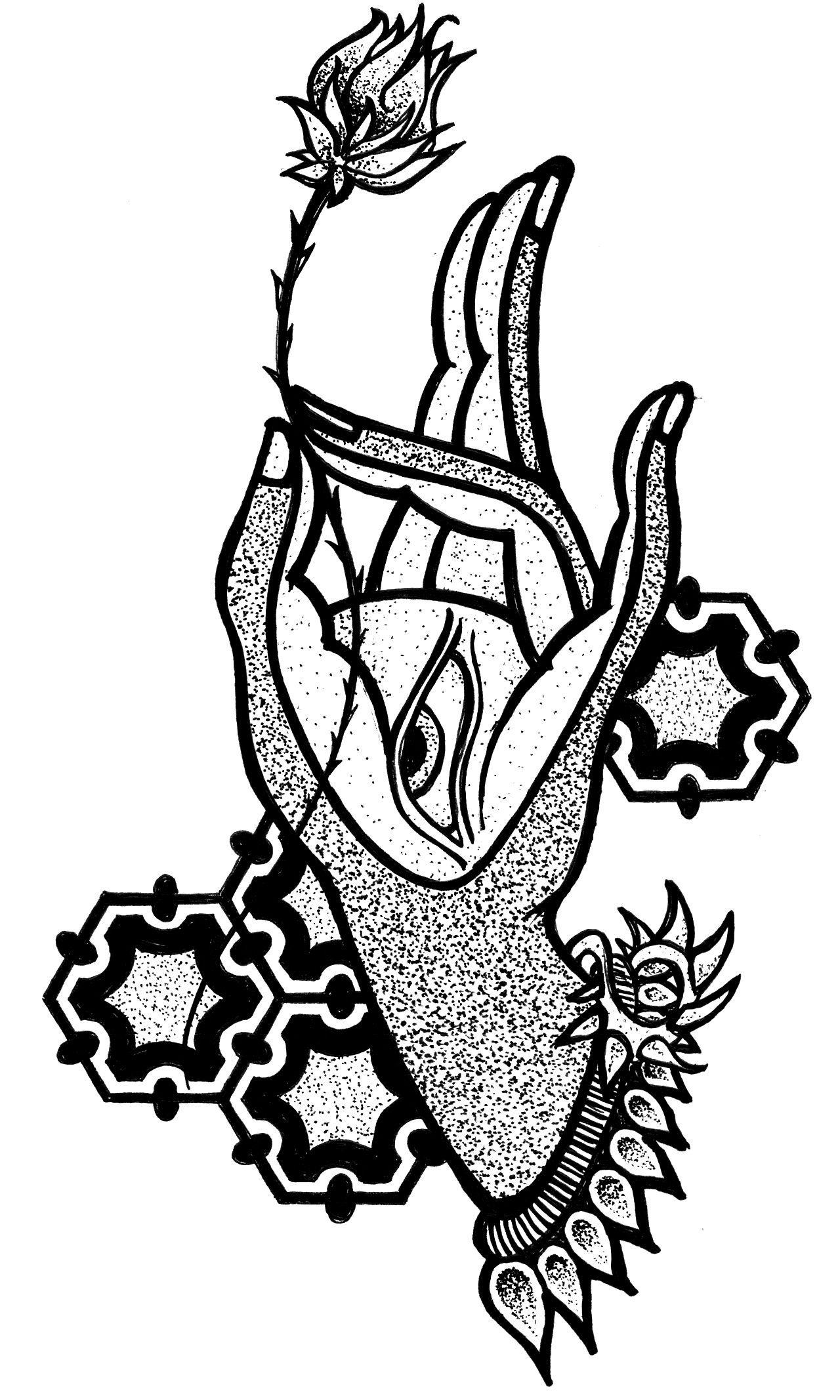 1280x2134 Sacred Mudra' Tattoo Idea Dotwork Surya Ink Tattoo Tattoos