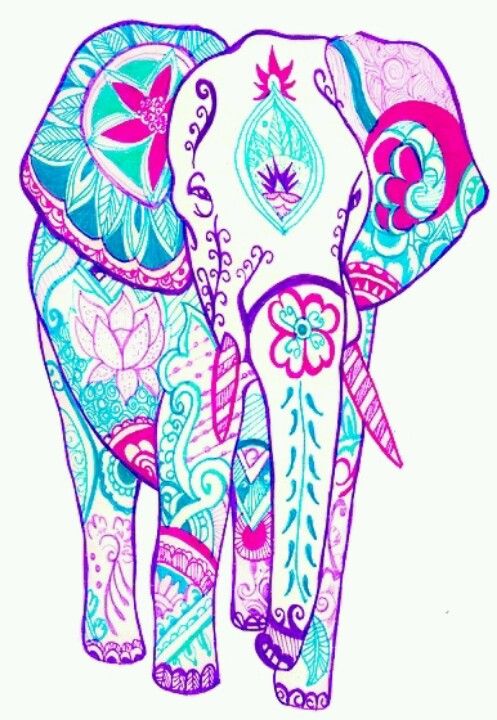 497x720 Doodle Elephant Ideas Doodles, Zen Tangles