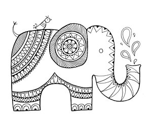 300x244 Huge Collection Of 'elephant Indian Drawing' Download More Than