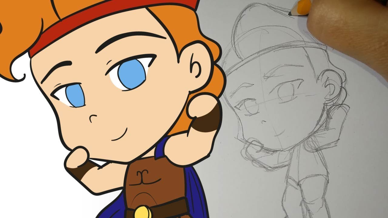 1280x720 dibujar a hercules chibi