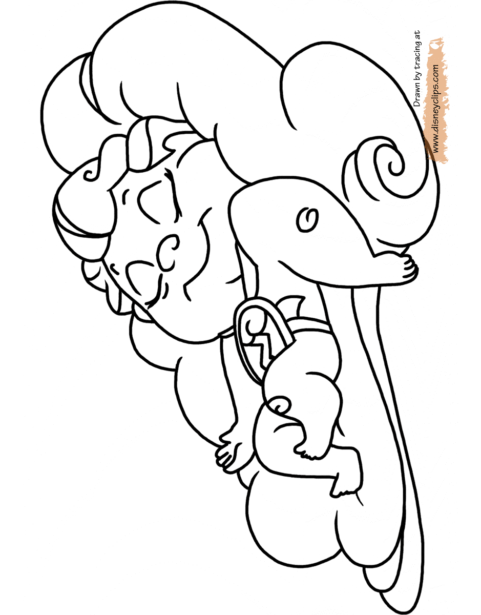 939x1200 Disney's Hercules Coloring Pages