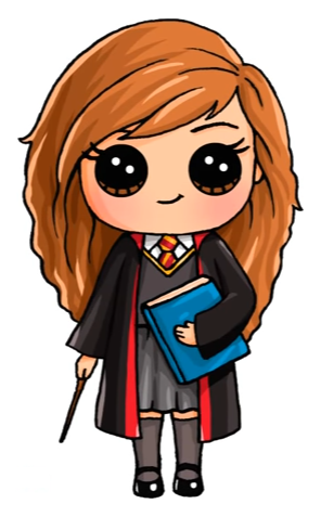 296x477 hermione random art dibujos, dibujos kawaii, dibujos de harry
