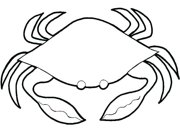 600x434 Crab Coloring
