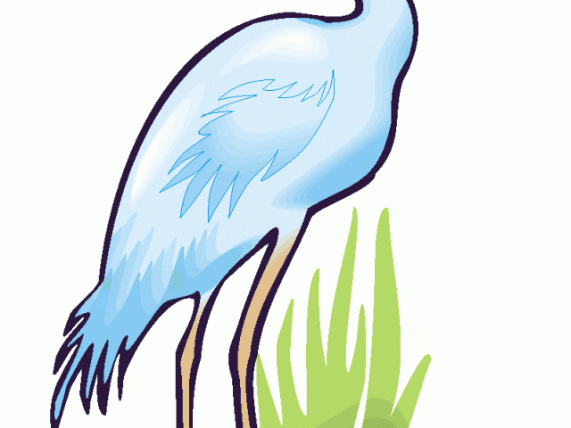 Heron Drawing | Free download on ClipArtMag