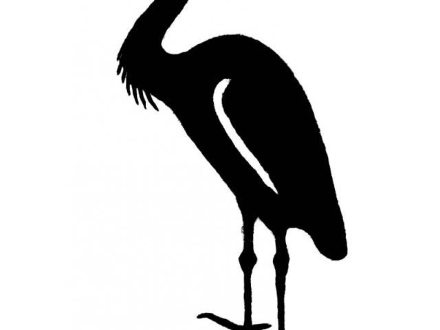 640x480 Great Blue Heron Clipart Drawing