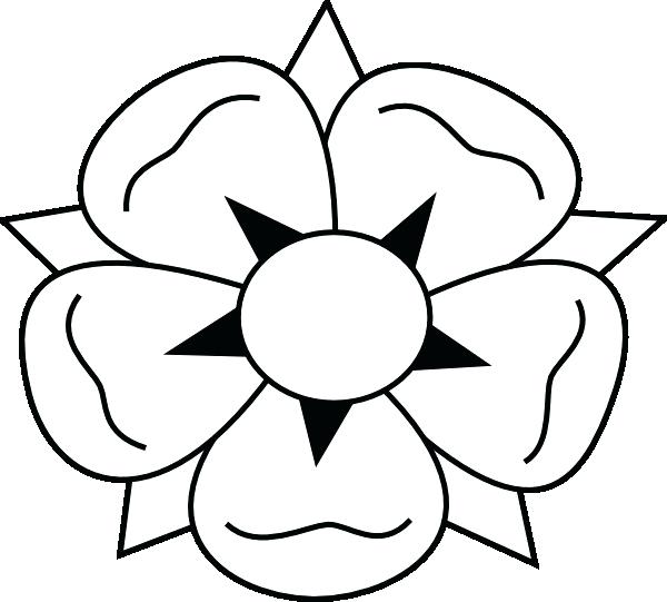 600x541 How To Draw A Hawaiian Flower Step