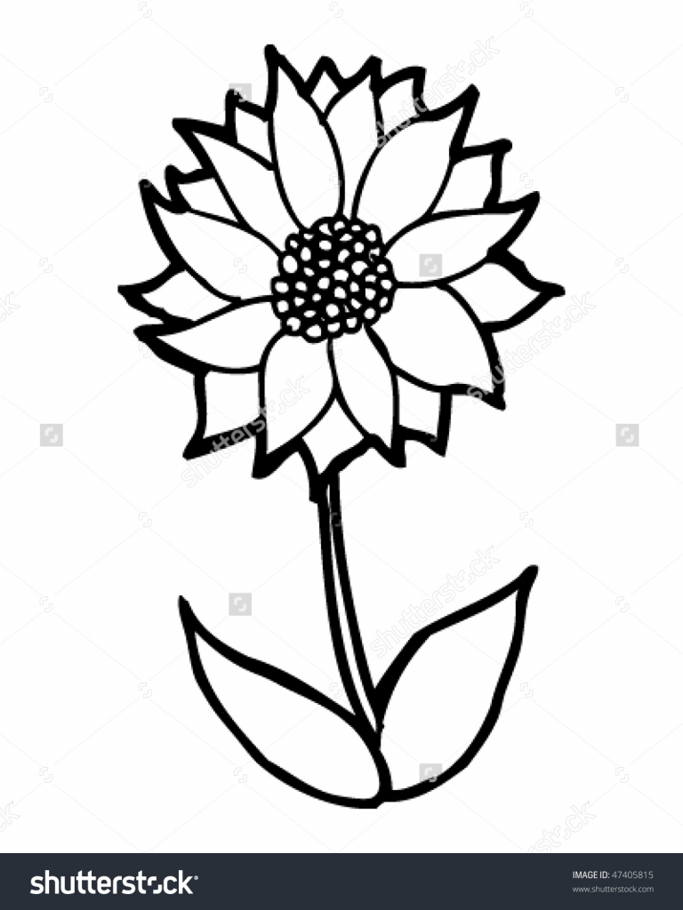 768x1024 Cartoon Flower Drawings Flower Drawings Cartoon Draw A Cartoon