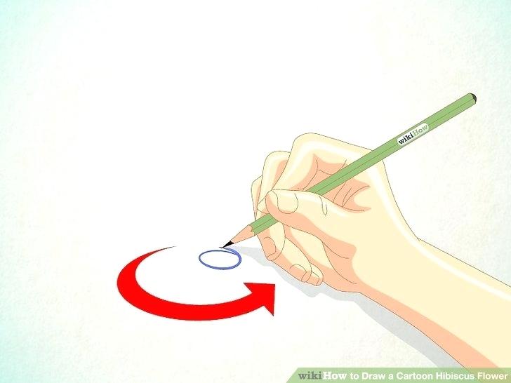 728x546 Draw A Hibiscus Flower Running