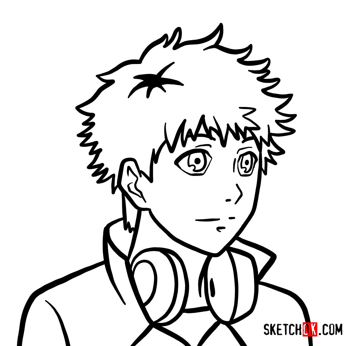 1200x1200 how to draw hide nagachika's face tokyo ghoul