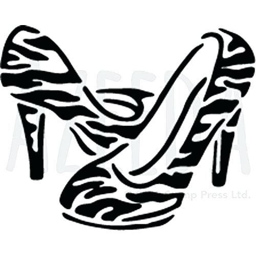 500x500 Baby Shoe Stencil Template Templates Shoes