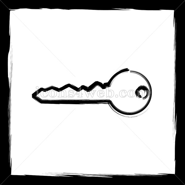 600x600 Key Sketch Icon