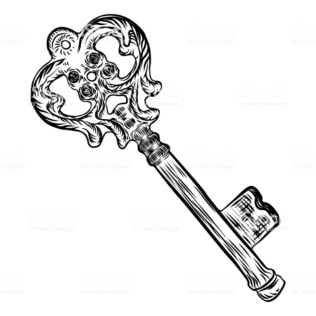 1024x1024 Key Drawing Medieval For Free Download