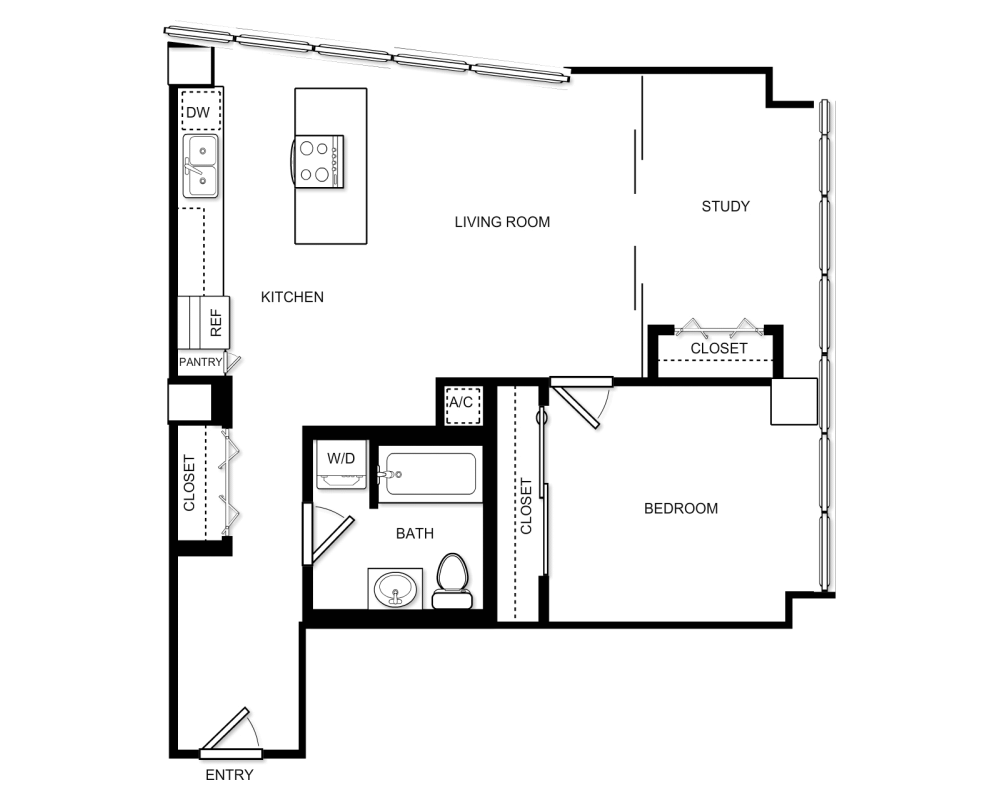 1000x800 Floor Plans And Pricing For Elements Apartments Bellevue Wa