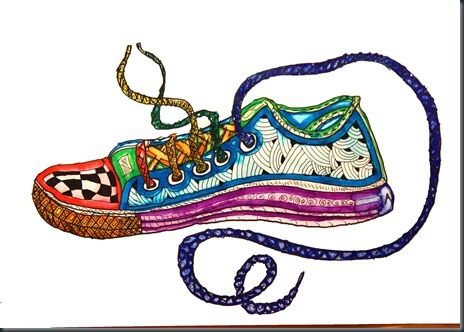 464x332 Shoe Drawing Middle School With Background
