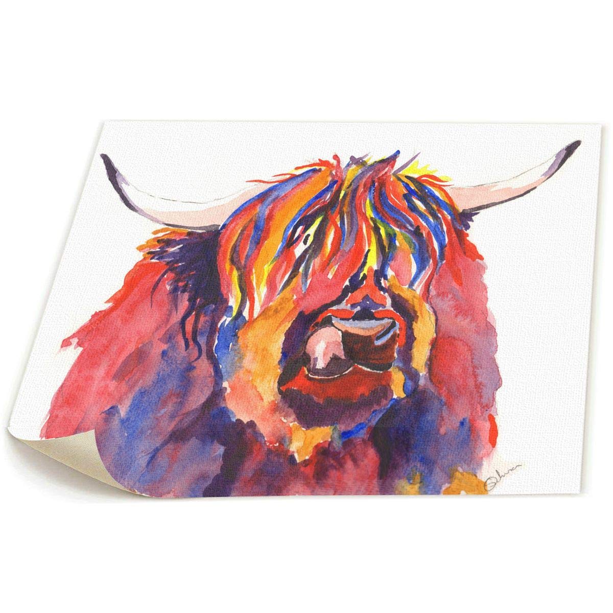 1200x1200 Yz Mamu Artwork Pictures Printed Frameless Highland