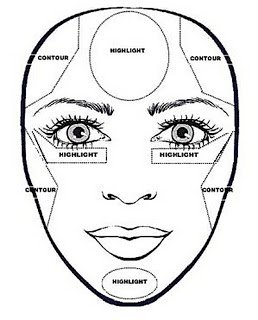 258x320 how to contour and highlight for a heart shaped face