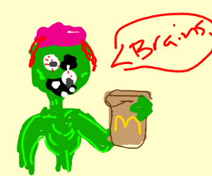 300x250 Zombie Crossing The Highway