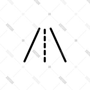 300x300 Background With Paint Roller Drawing The Highway Vector Shopatcloth