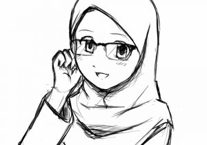 300x210 girl wearing hijab drawing