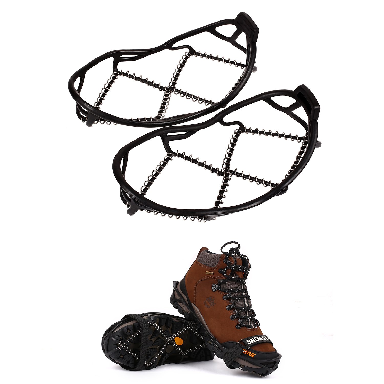 1500x1500 Unisex Ice Hiking Boots Shoes Ice Traction Cleats