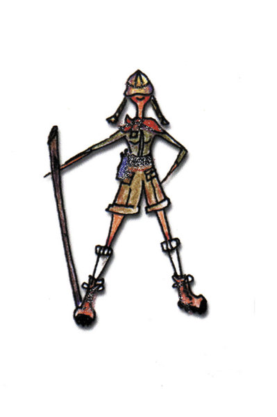 399x600 Hiking Drawings