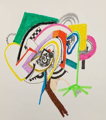 375x424 Rainbow Hill' Drawing