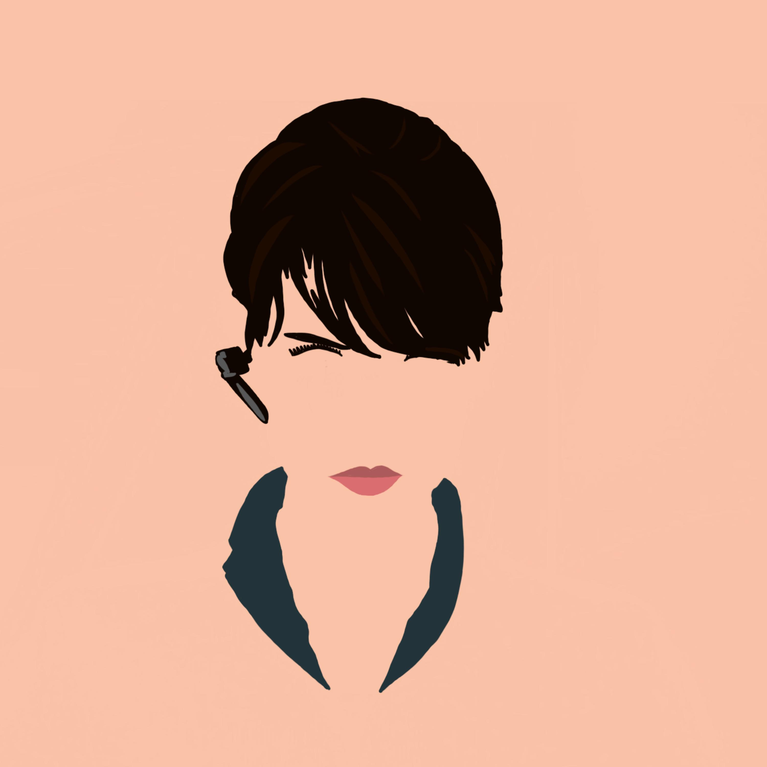 3000x3000 Agent Maria Hill Minimalist Drawing Etsy