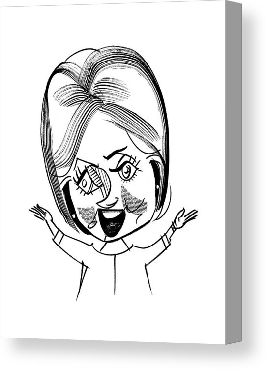 541x750 hillary clinton canvas print canvas art