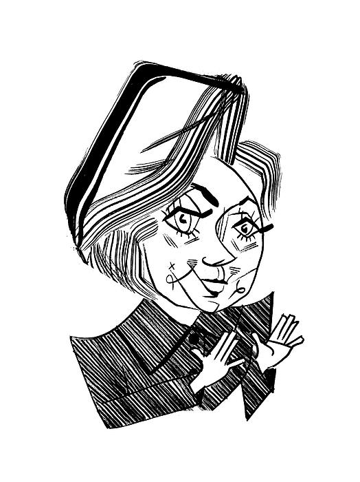 524x700 hillary clinton debate throw pillow for sale