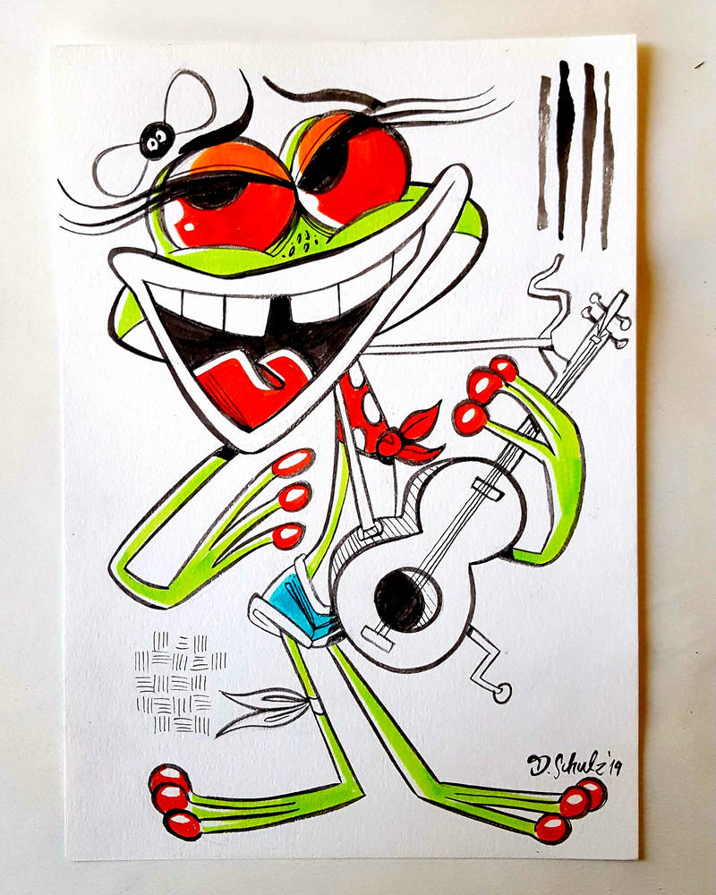 800x1000 Bayou Hillbilly Red Eyed Frog Woman