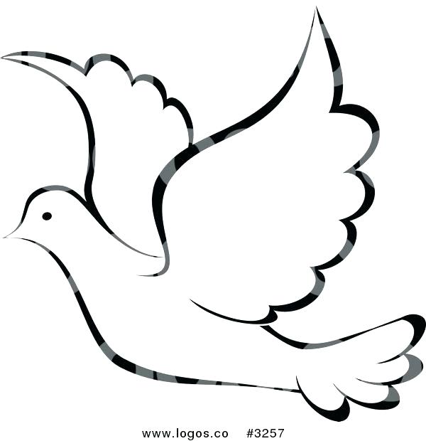 600x620 Flying Bird Clipart Drawing