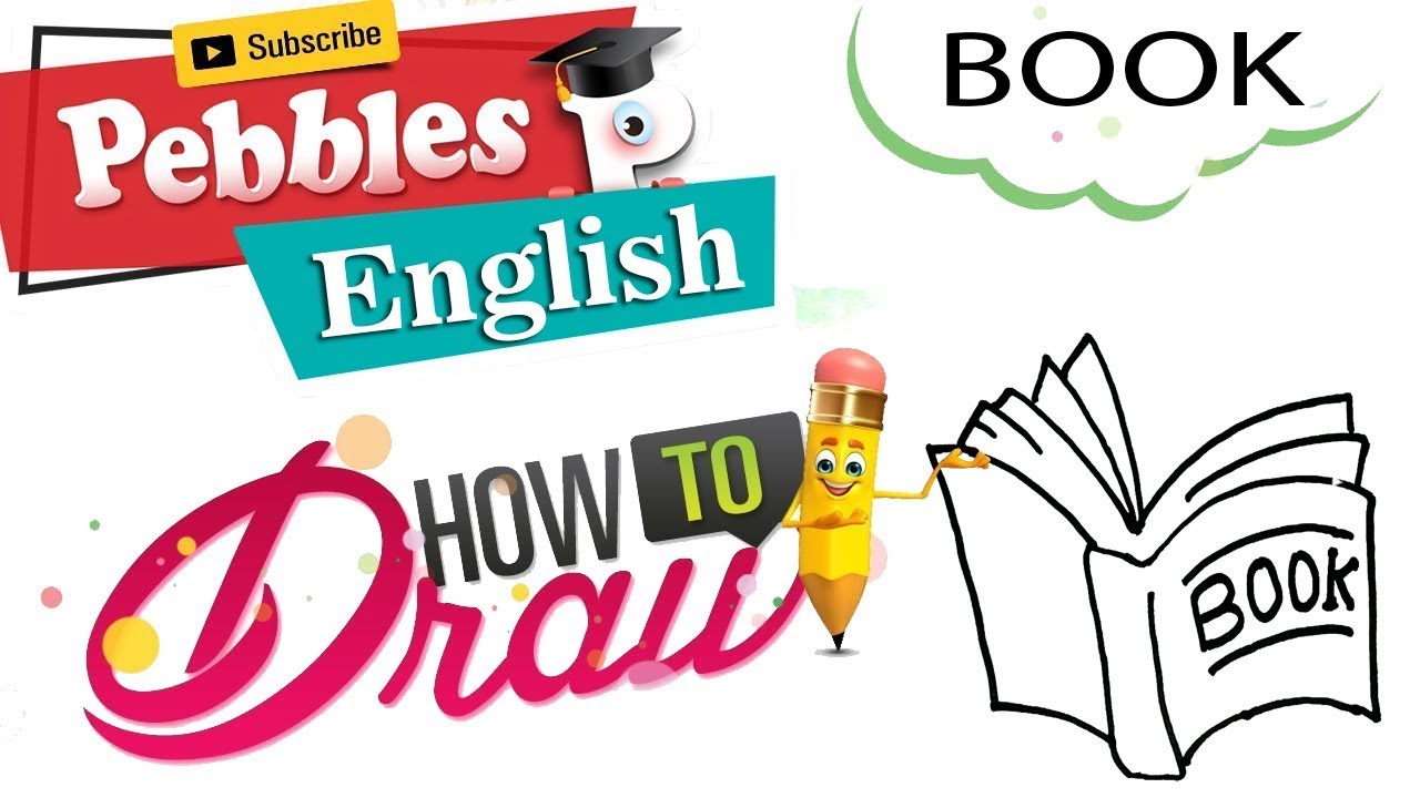 1280x720 How To Draw A Book In English Easy Simple Drawing Drawing