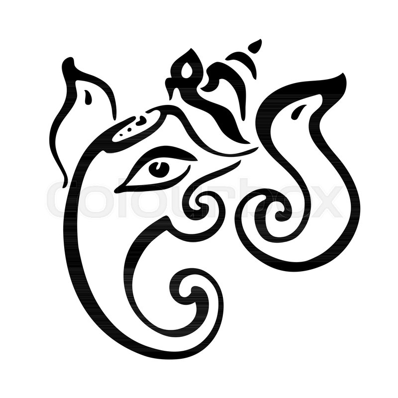 800x800 Hindu God Lord Ganesha Ganapati Stock Vector Colourbox