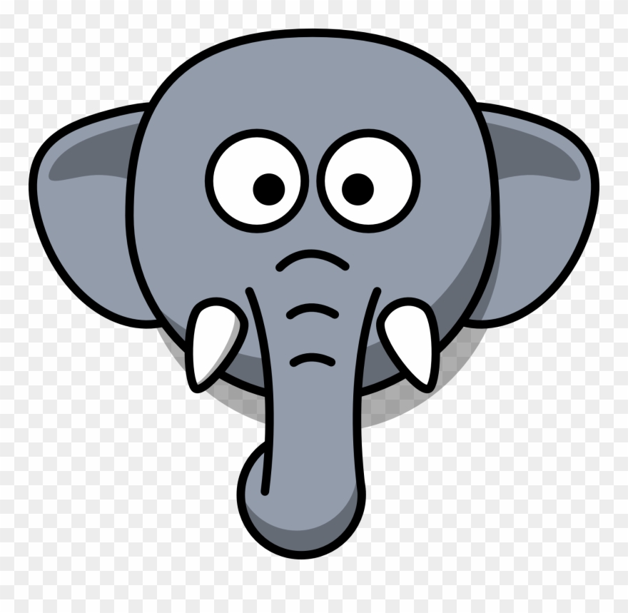 880x859 Simple Clipart Elephant