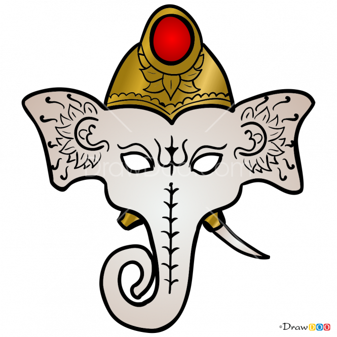 665x665 Collection Of Free Ganesh Drawing Chibi Download On Ui Ex
