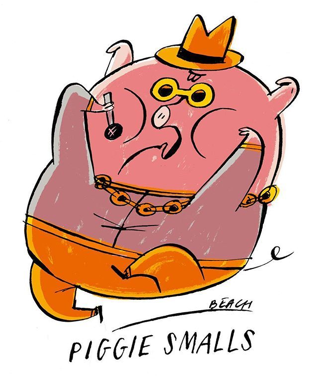 640x757 Hip Hog Star Piggie Smalls
