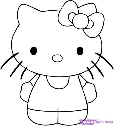 474x524 Cool Drawings To Draw How To Draw A Cute Hip Hello Kitty Step
