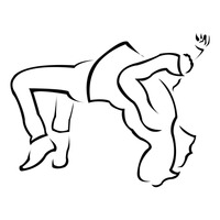 200x200 Hip Hop Hiphop Dancer Dancers Dancing Dance Dances Outline