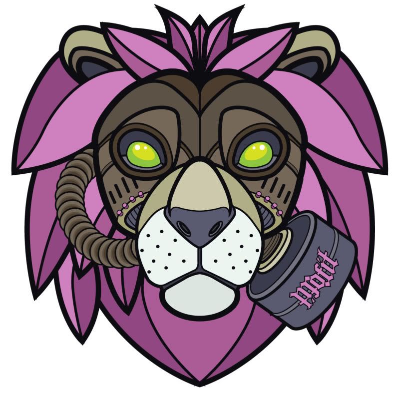 799x799 Lion Graffiti Gas Mask Characters The Hip Hop Nerd