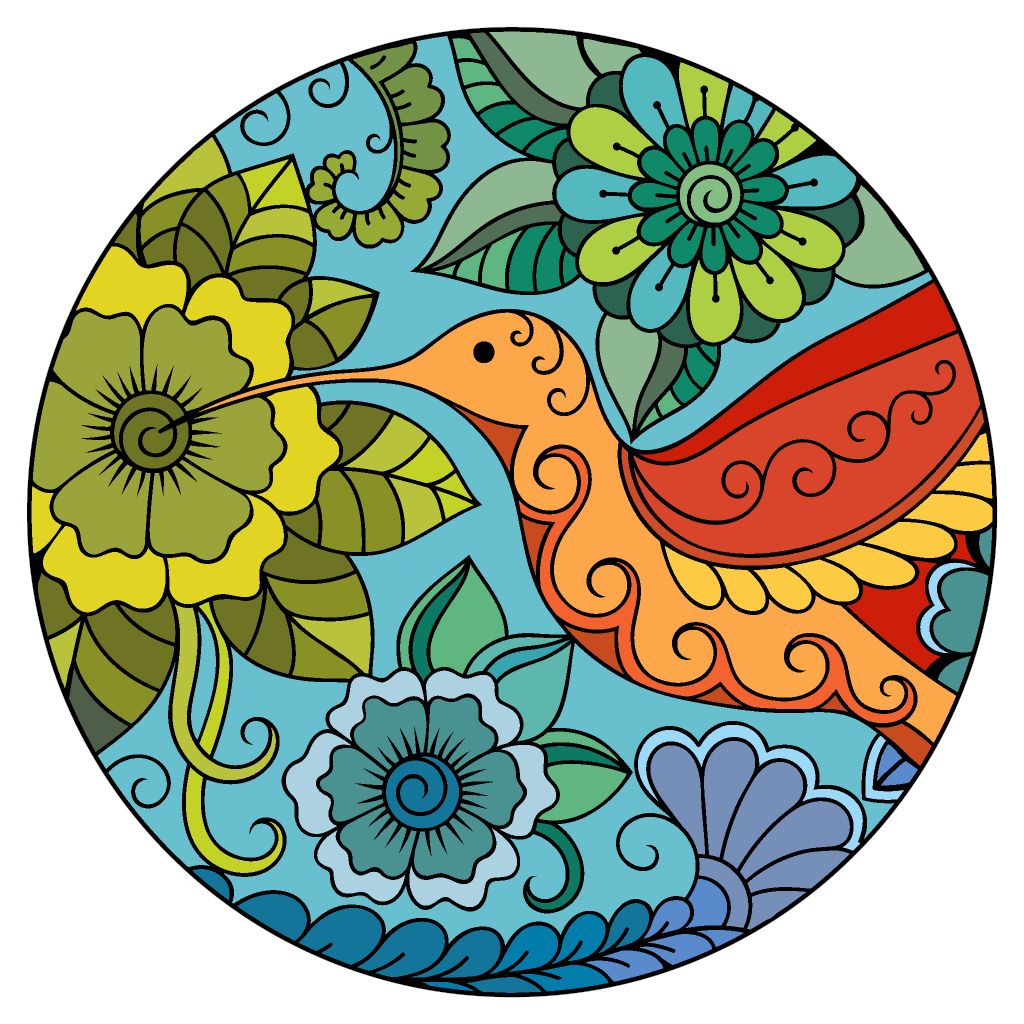 1024x1024 Anime Drawing Happy Colors, Art