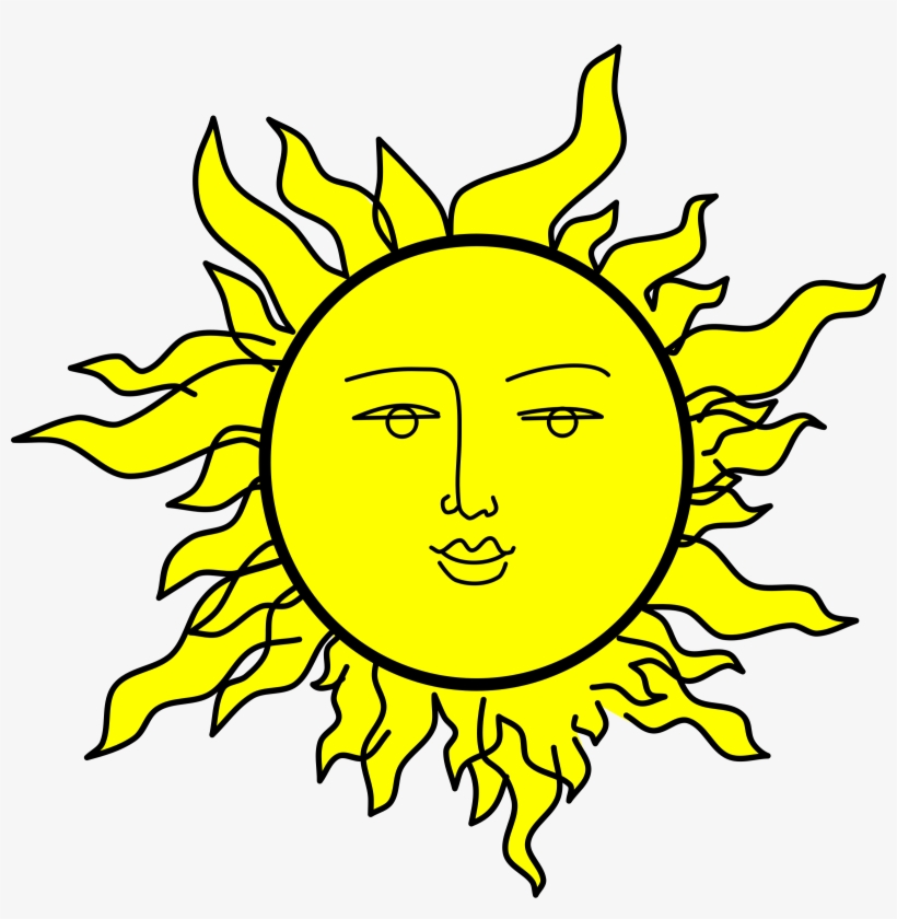 820x840 Sun Clipart Hippie