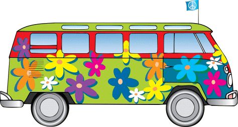 Hippie Van Drawing | Free download on ClipArtMag