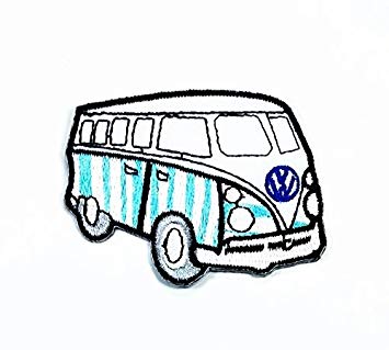 355x319 x blue white vw volkswagen camper van bus car hot rod