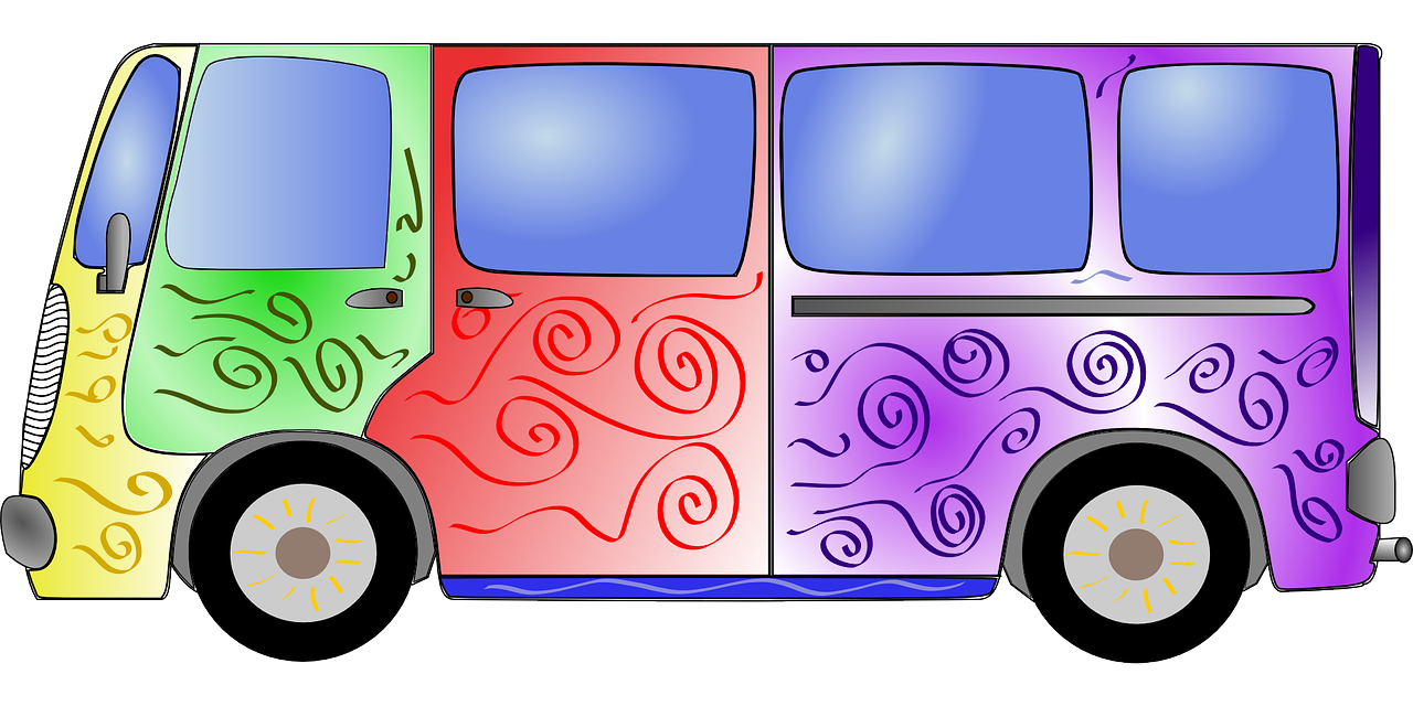 1280x640 Collection Of Free Bus Drawing Retro Download On Ui Ex