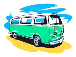 265x200 Hippie Bus Free Vector Art