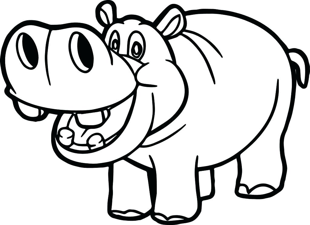 1024x744 Hippo Pictures To Color Coloring