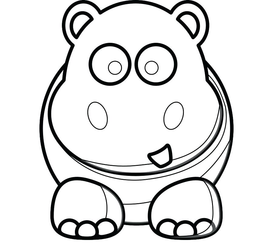 900x800 Drawings Of Hippos Image Titled Draw A Cartoon Hippo Step Hippo