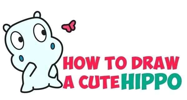 600x320 How To Draw A Hippo For Kids Create A Cute And Simple Hippo Face