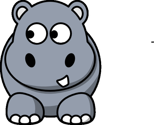 600x487 Hippo Clipart Fresh Hippo Line Clipart